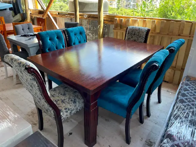 ​6-Seater Wooden Dining Table Set